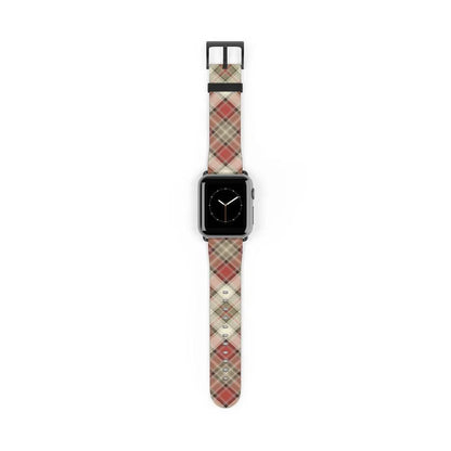 Red Scottish Plaid Watch Band - The Global Wanderer