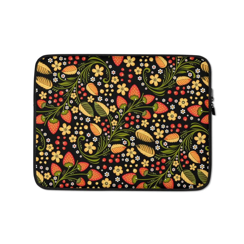 Russian Khokhloma Laptop Case - The Global Wanderer