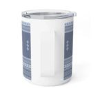 Scandinavian Christmas Dark Blue Insulated Coffee Mug - The Global Wanderer