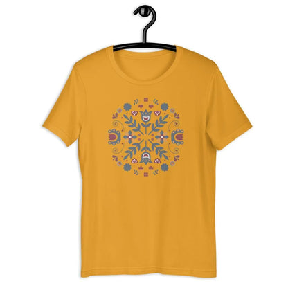 Scandinavian Folk Art T-Shirt - The Global Wanderer