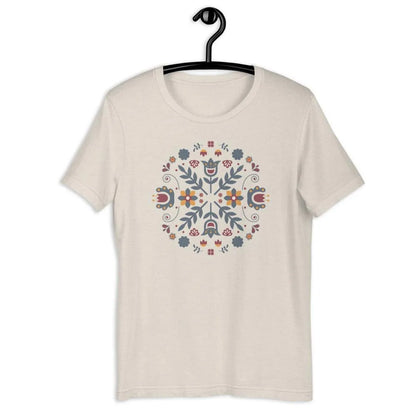 Scandinavian Folk Art T-Shirt - The Global Wanderer