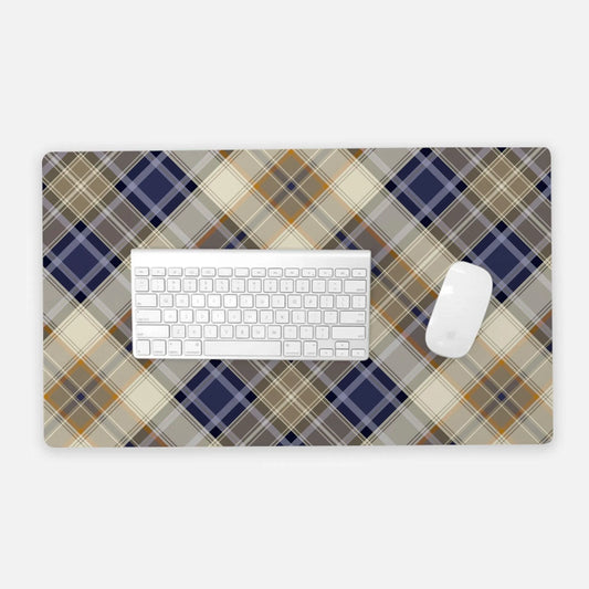 Scottish Plaid Desk Mat - The Global Wanderer