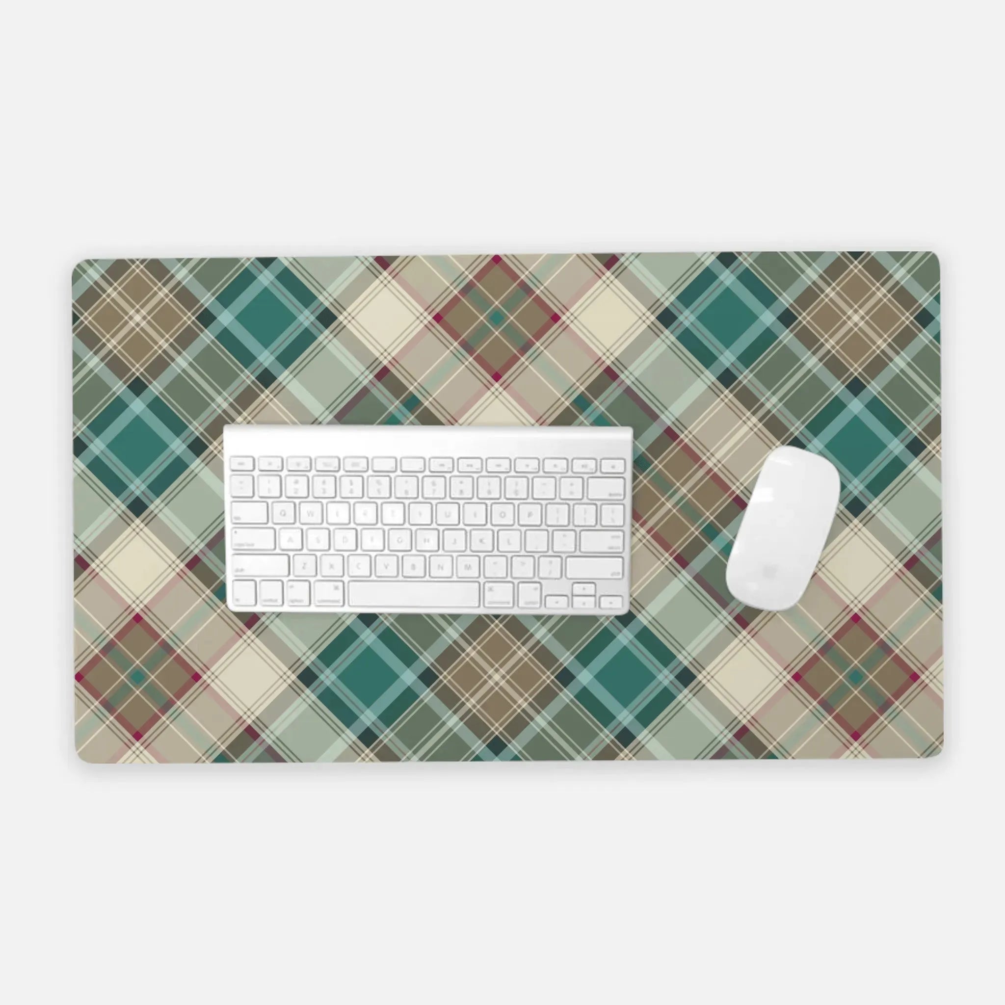 Scottish Plaid Desk Mat - The Global Wanderer