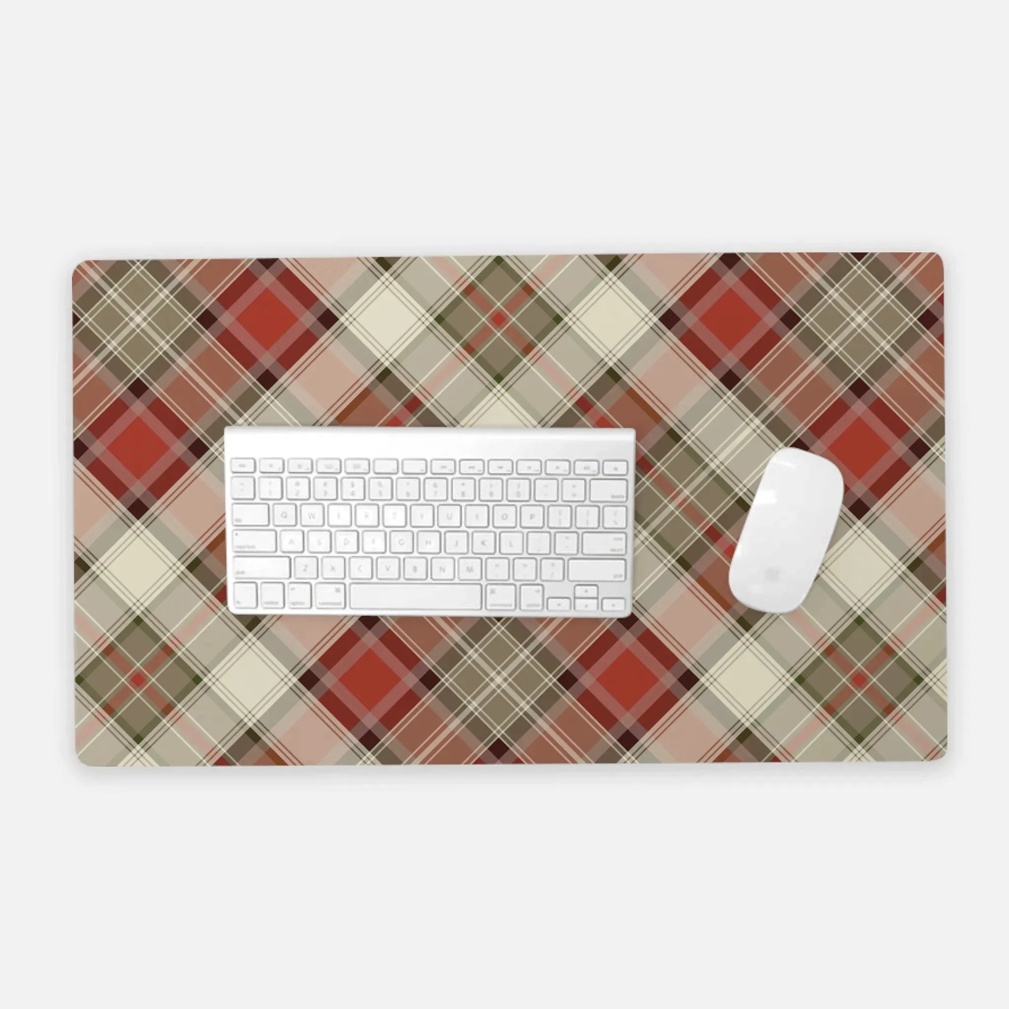 Scottish Plaid Desk Mat - The Global Wanderer