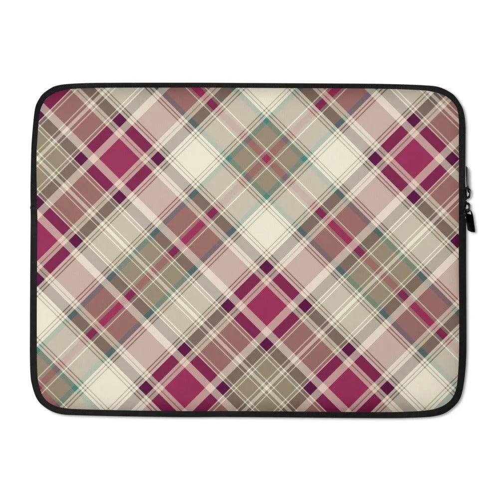 Scottish Plaid Laptop Case - The Global Wanderer