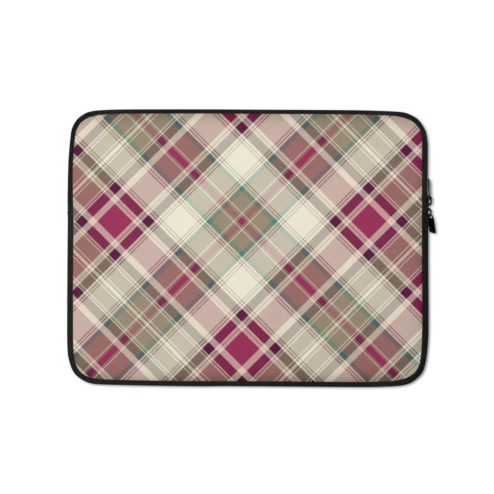 Scottish Plaid Laptop Case - The Global Wanderer