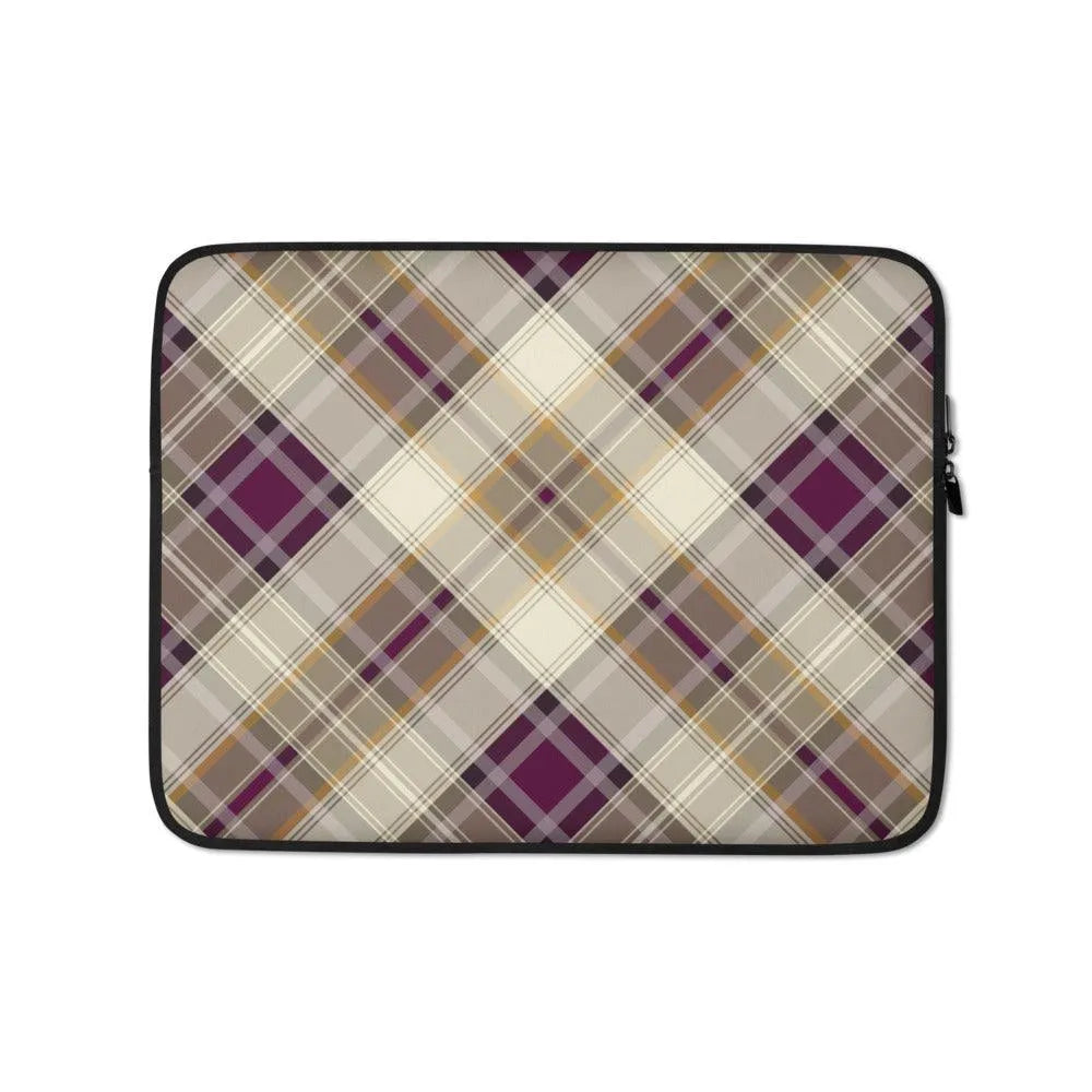 Scottish Plaid Laptop Case - The Global Wanderer