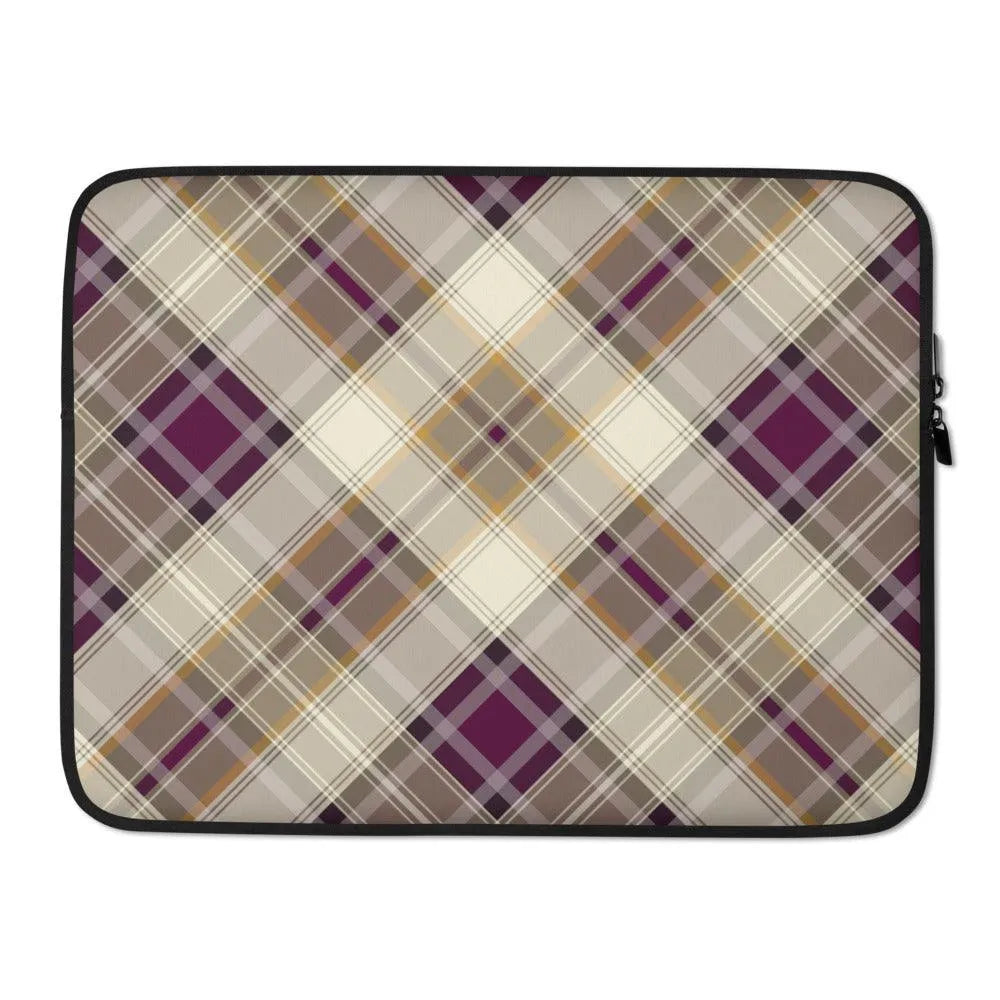 Scottish Plaid Laptop Case - The Global Wanderer