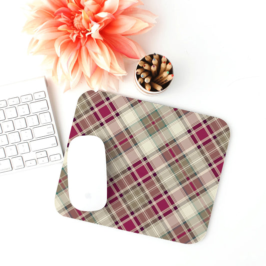 Scottish Plaid Print Mouse Pad - The Global Wanderer