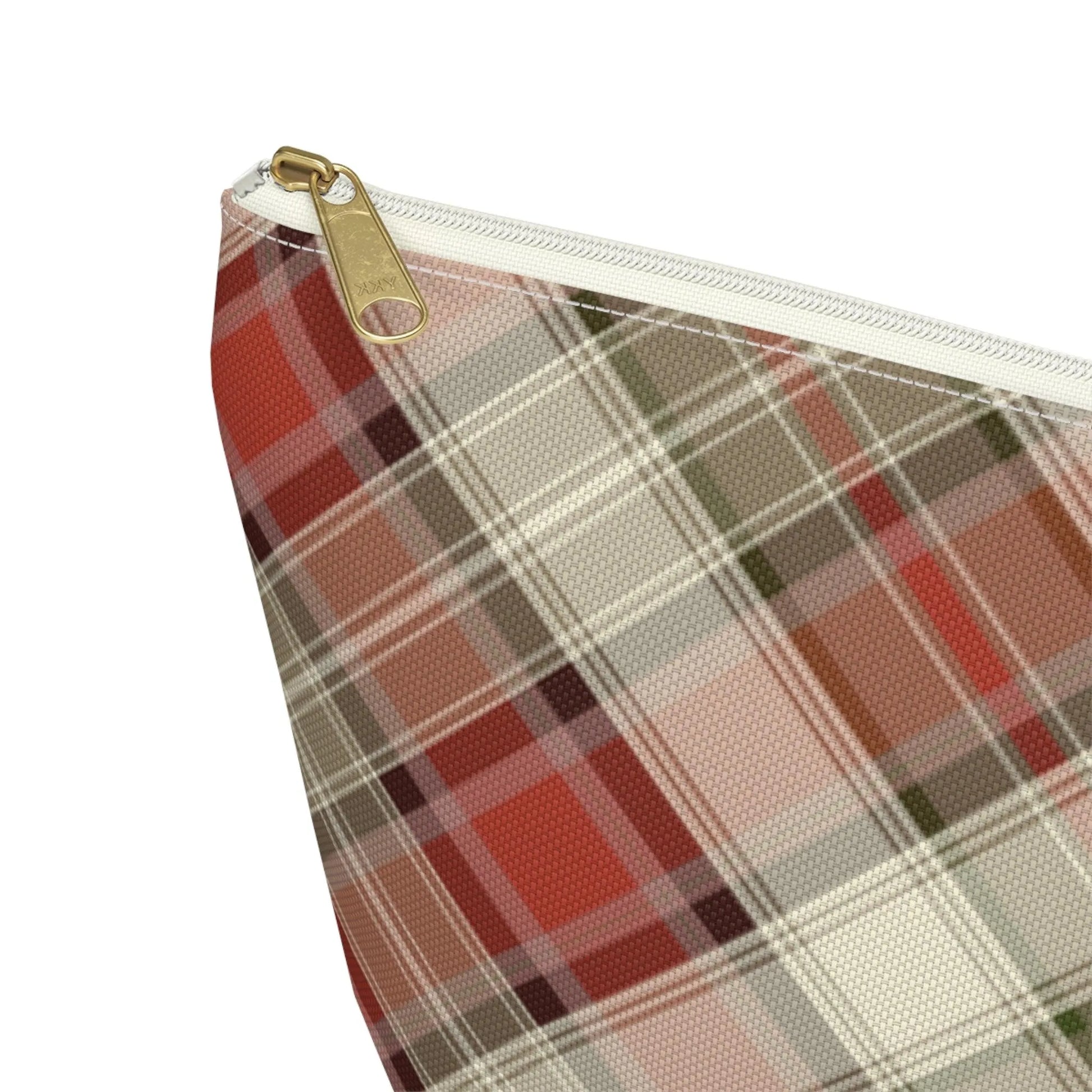 Scottish Plaid Print Pouch - The Global Wanderer