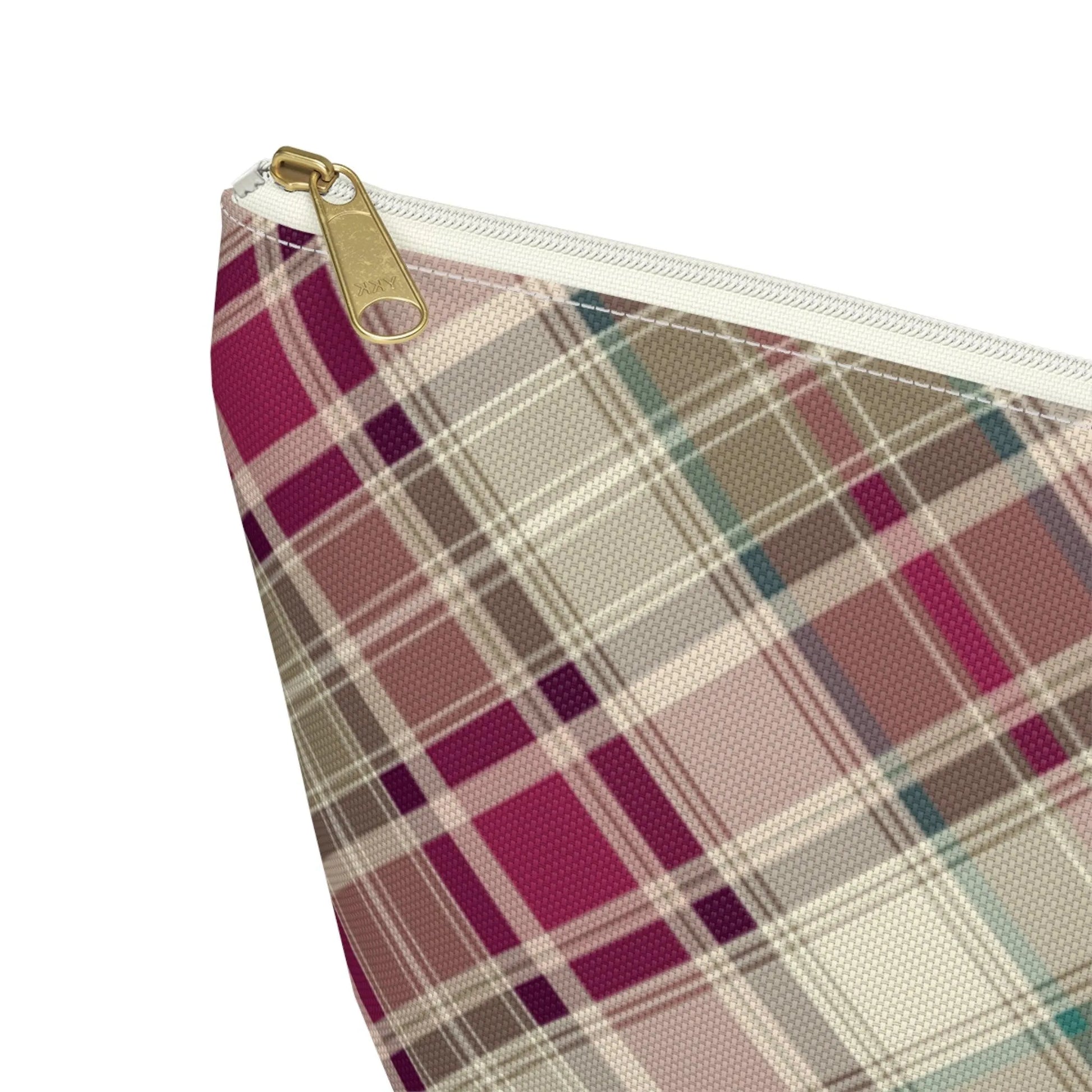 Scottish Plaid Print Pouch - The Global Wanderer