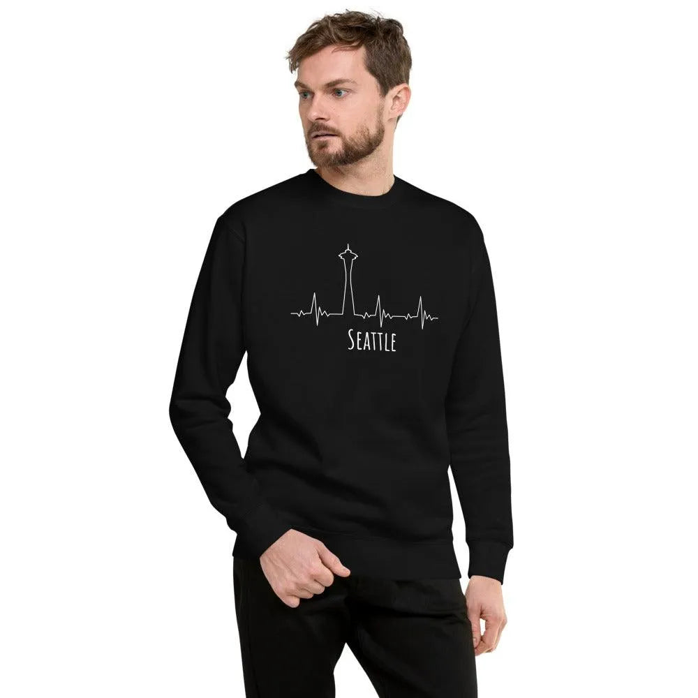 Seattle Love Fleece Sweatshirt - The Global Wanderer