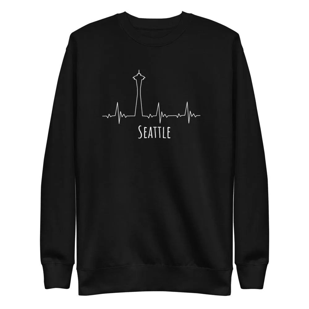 Seattle Love Fleece Sweatshirt - The Global Wanderer