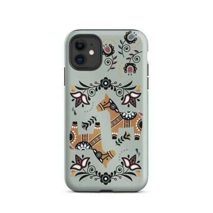 Swedish Dala Horse Tough MagSafe iPhone® Case - The Global Wanderer