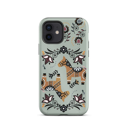 Swedish Dala Horse Tough MagSafe iPhone® Case - The Global Wanderer