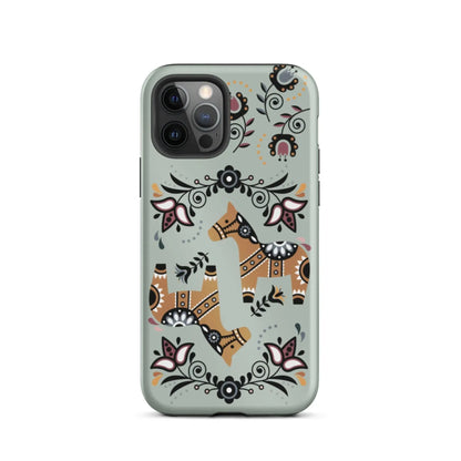 Swedish Dala Horse Tough MagSafe iPhone® Case - The Global Wanderer