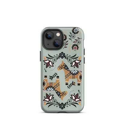 Swedish Dala Horse Tough MagSafe iPhone® Case - The Global Wanderer