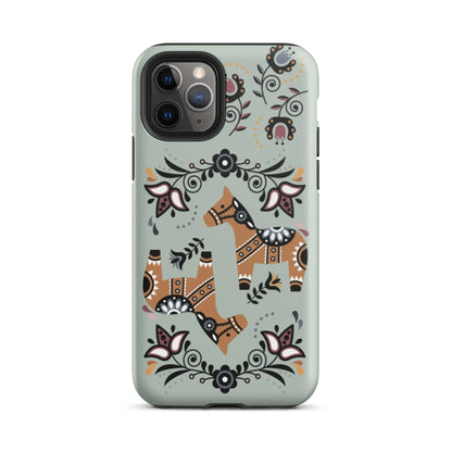 Swedish Dala Horse Tough MagSafe iPhone® Case - The Global Wanderer