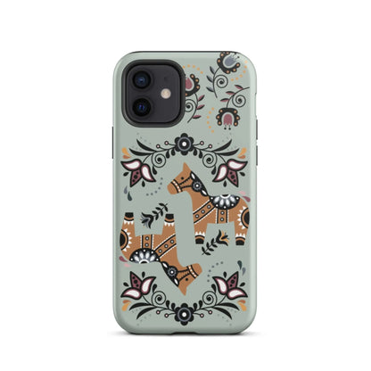 Swedish Dala Horse Tough MagSafe iPhone® Case - The Global Wanderer