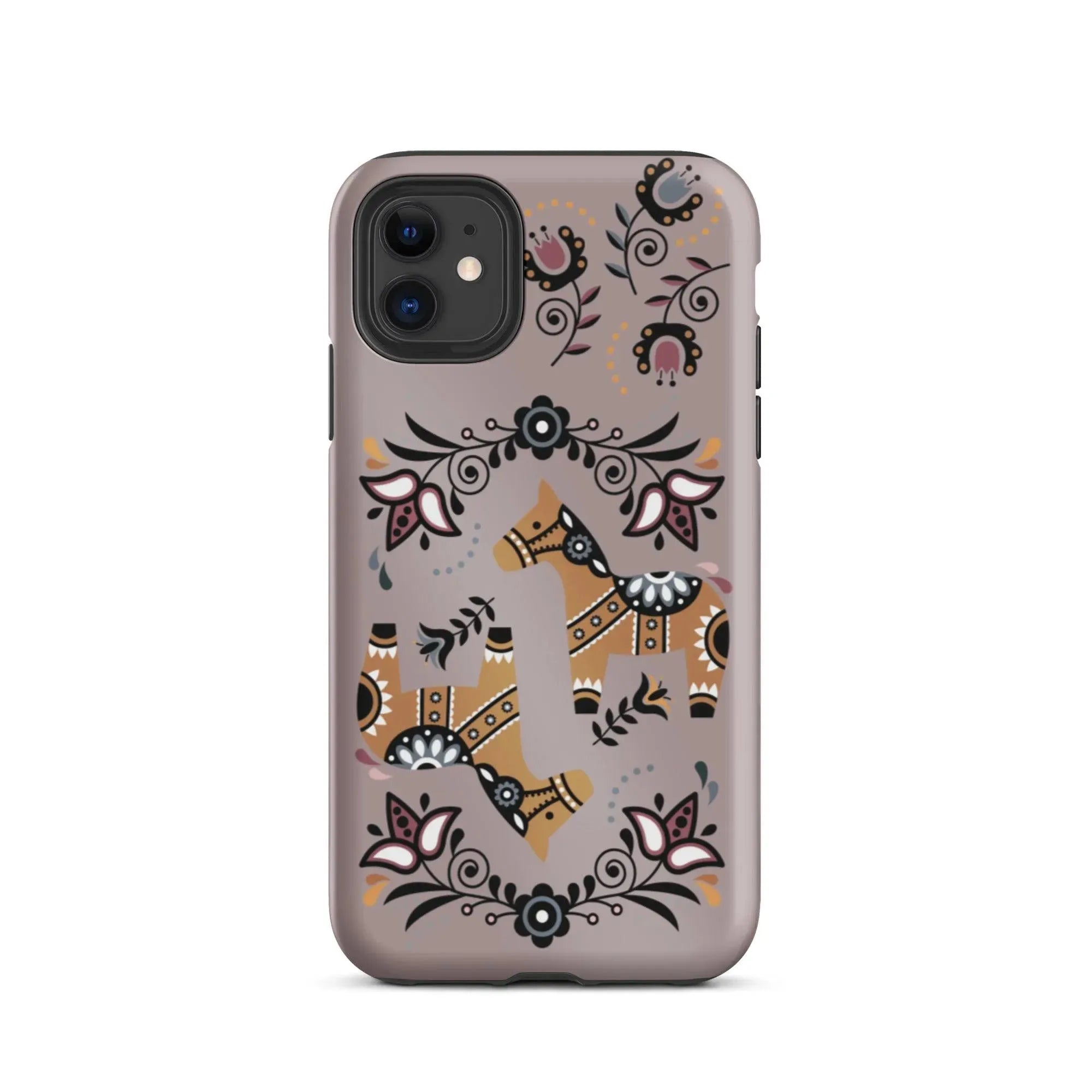 Swedish Dala Horse Tough MagSafe iPhone® Case - The Global Wanderer