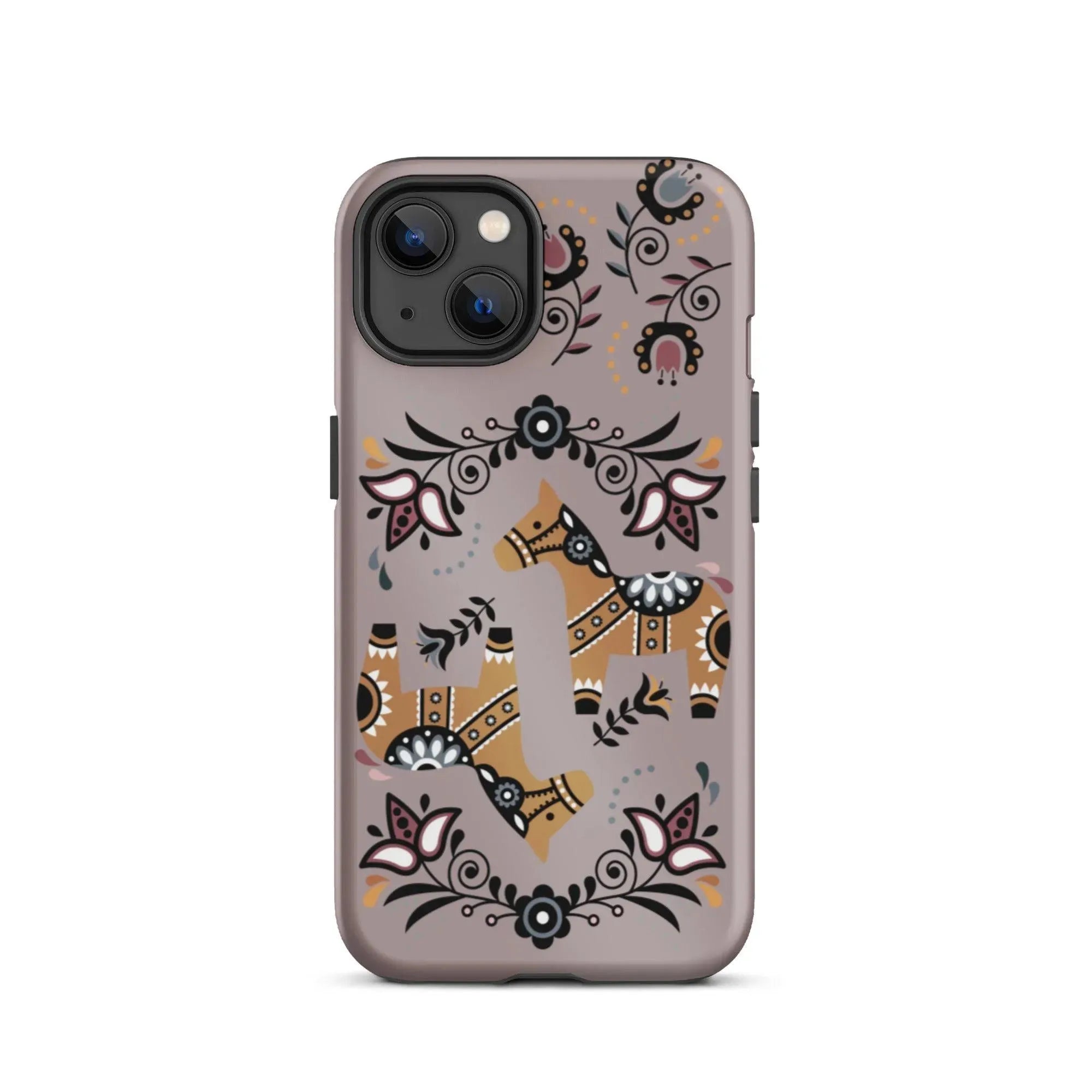 Swedish Dala Horse Tough MagSafe iPhone® Case - The Global Wanderer