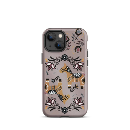 Swedish Dala Horse Tough MagSafe iPhone® Case - The Global Wanderer