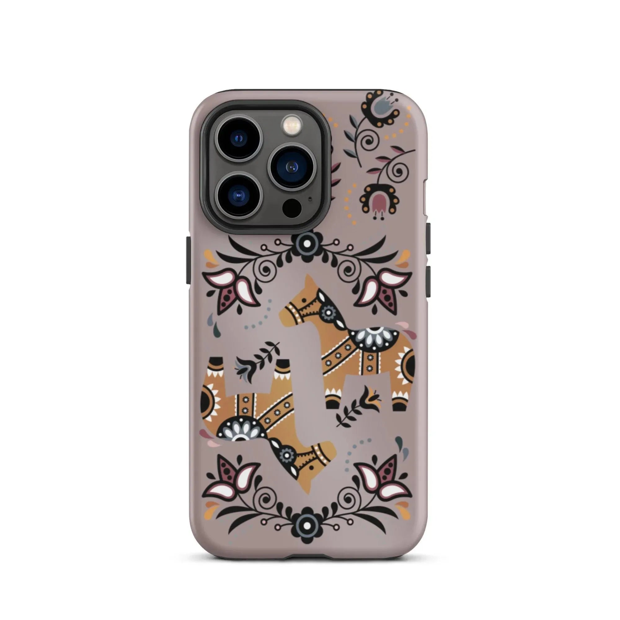 Swedish Dala Horse Tough MagSafe iPhone® Case - The Global Wanderer