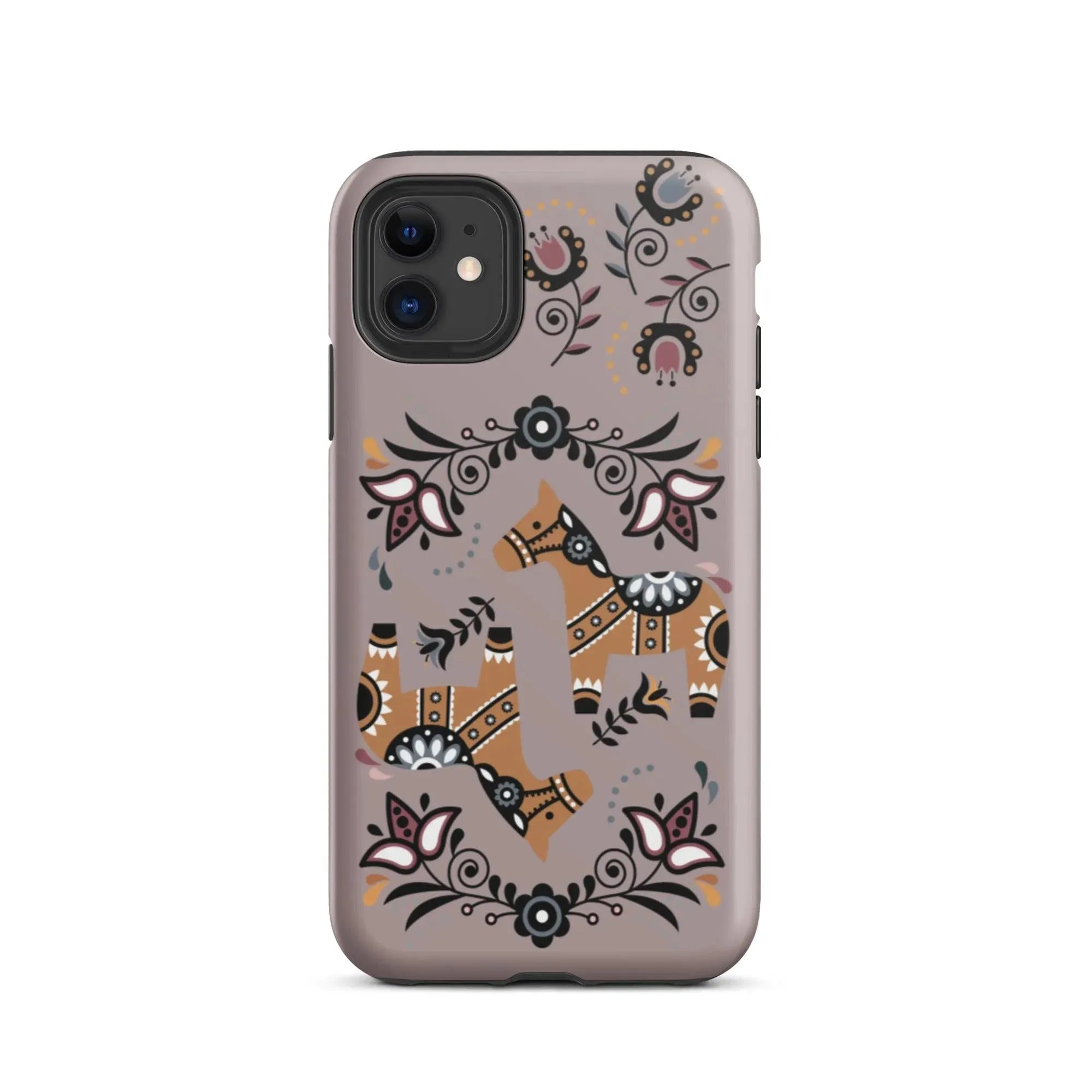 Swedish Dala Horse Tough MagSafe iPhone® Case - The Global Wanderer