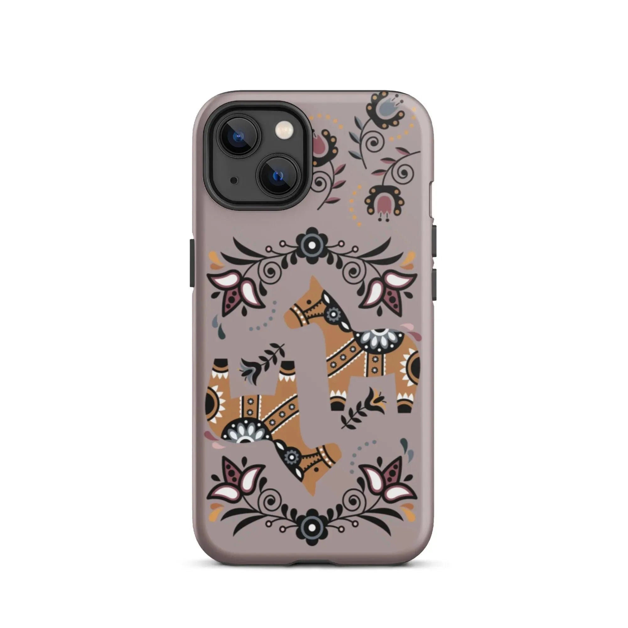 Swedish Dala Horse Tough MagSafe iPhone® Case - The Global Wanderer