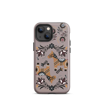 Swedish Dala Horse Tough MagSafe iPhone® Case - The Global Wanderer