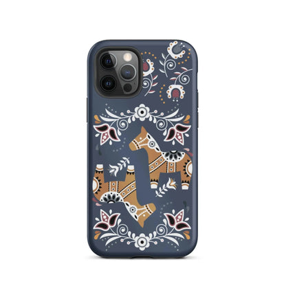 Swedish Dala Horse Tough MagSafe iPhone® Case - The Global Wanderer