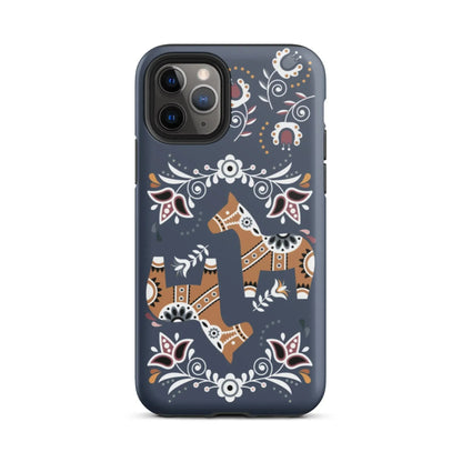 Swedish Dala Horse Tough MagSafe iPhone® Case - The Global Wanderer