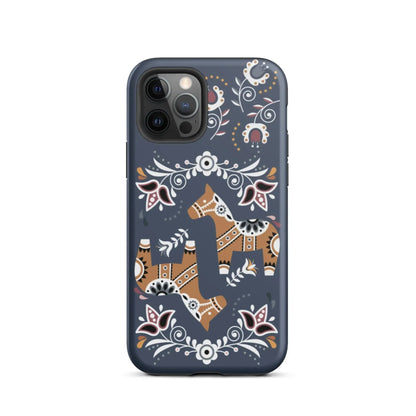 Swedish Dala Horse Tough MagSafe iPhone® Case - The Global Wanderer