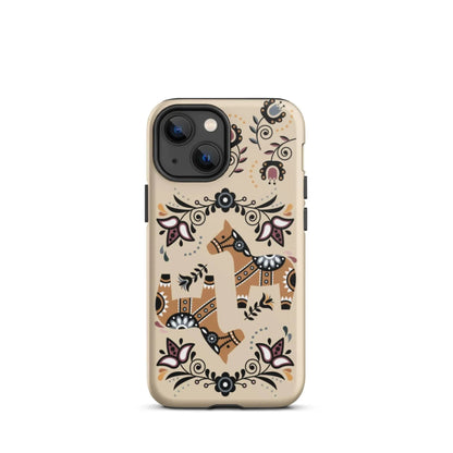 Swedish Dala Horse Tough MagSafe iPhone® Case - The Global Wanderer