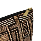 Terra Stripes Mud Cloth Flat Pouch - The Global Wanderer