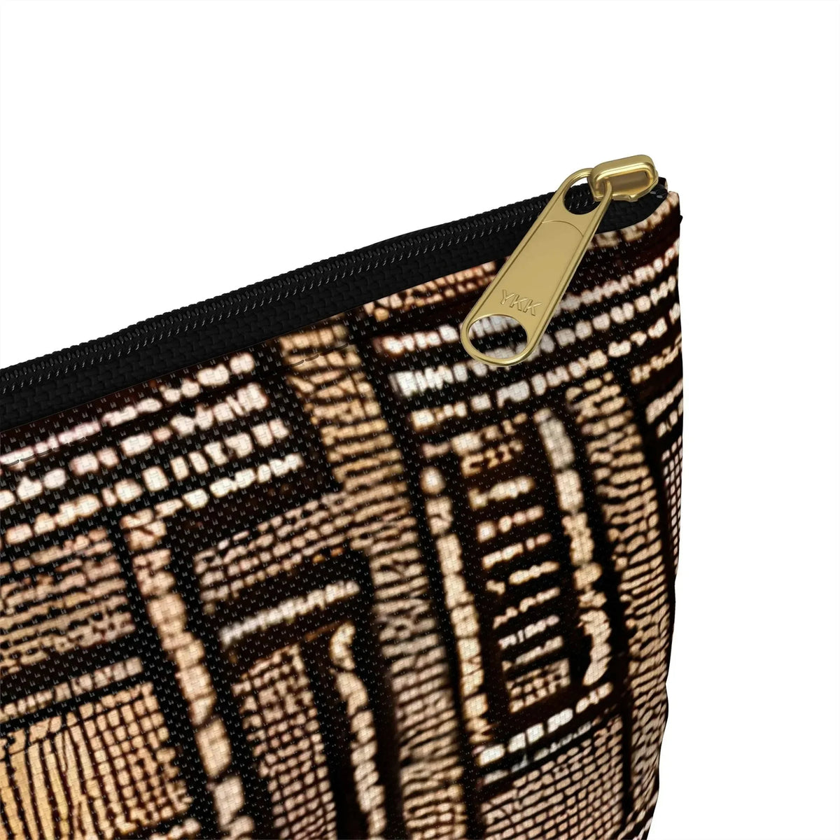 Terra Stripes Mud Cloth Flat Pouch - The Global Wanderer