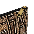 Terra Stripes Mud Cloth Flat Pouch - The Global Wanderer