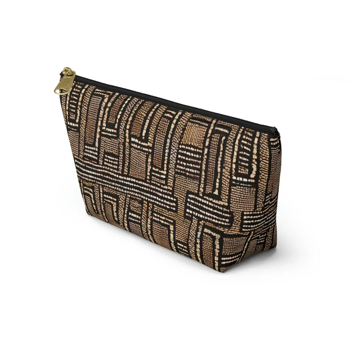 Terra Stripes Mud Cloth Pouch - The Global Wanderer
