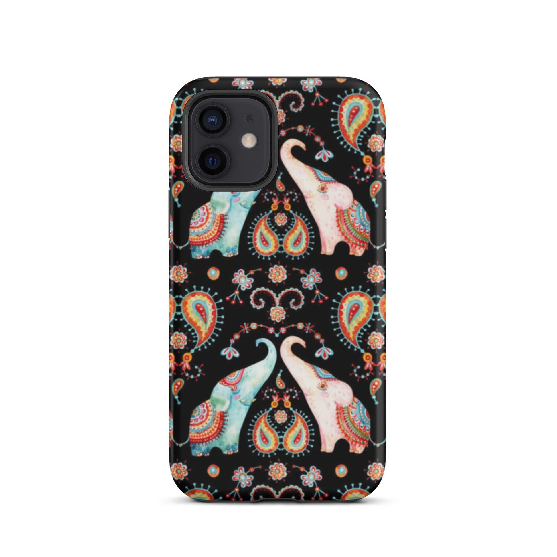Indian Elephants Tough iPhone case - The Global Wanderer