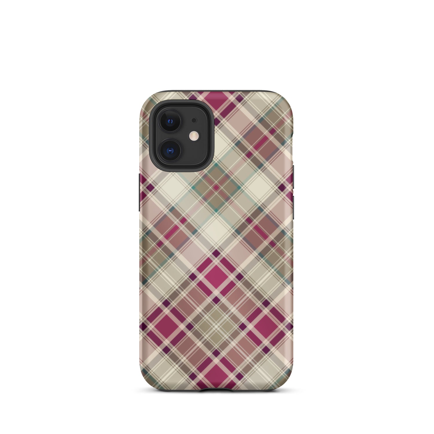 Scottish Plaid Print Tough iPhone 12 mini case