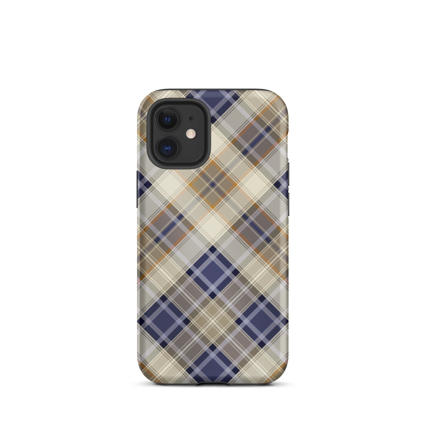 Scottish Plaid Print Tough iPhone 12 mini case