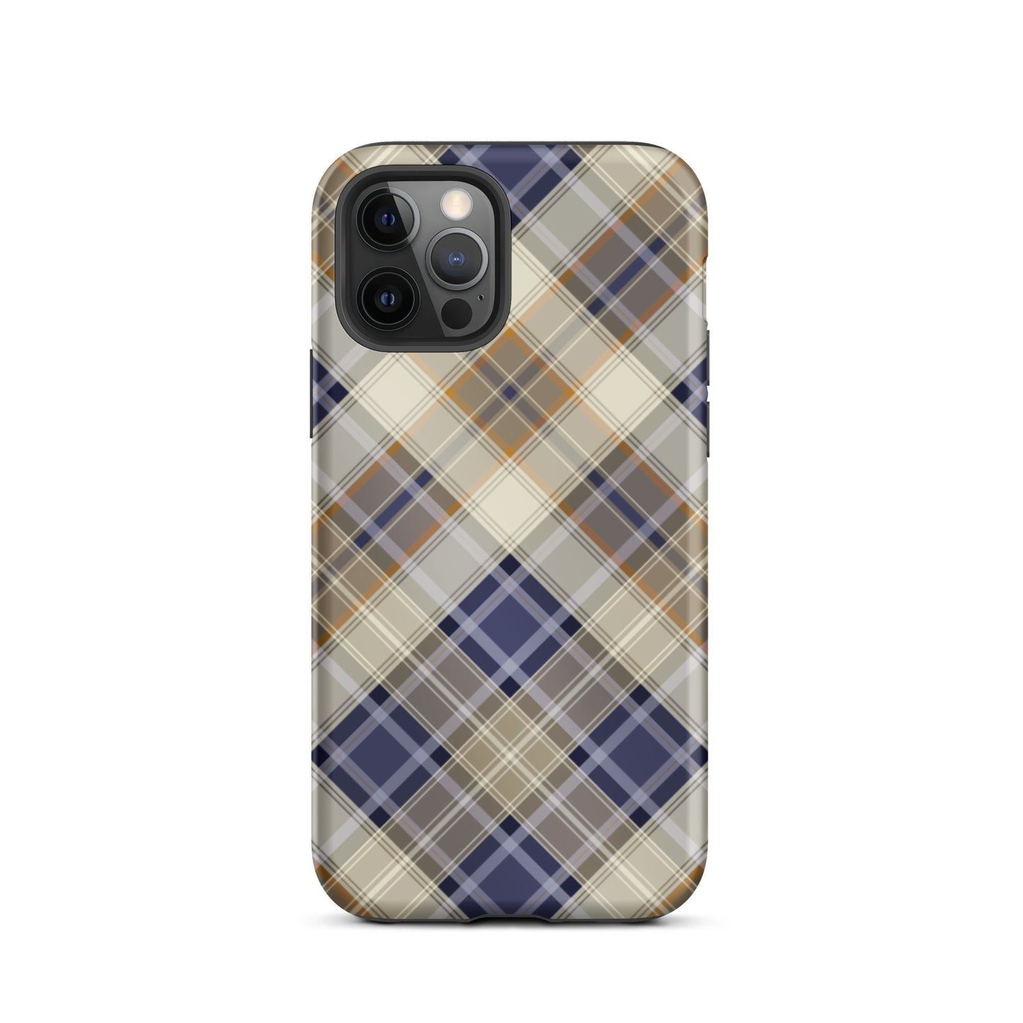 Scottish Plaid Print Tough iPhone 12 Pro case