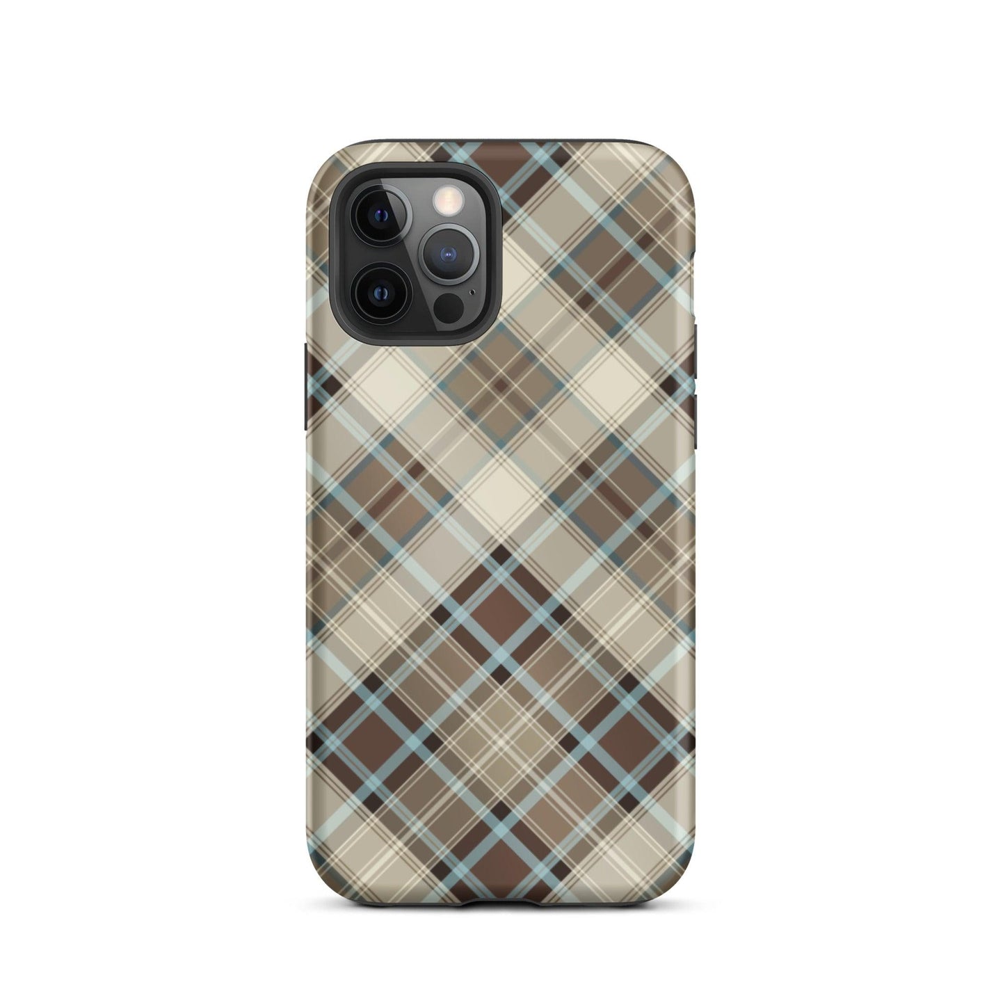 Scottish Plaid Print Tough iPhone case - The Global Wanderer