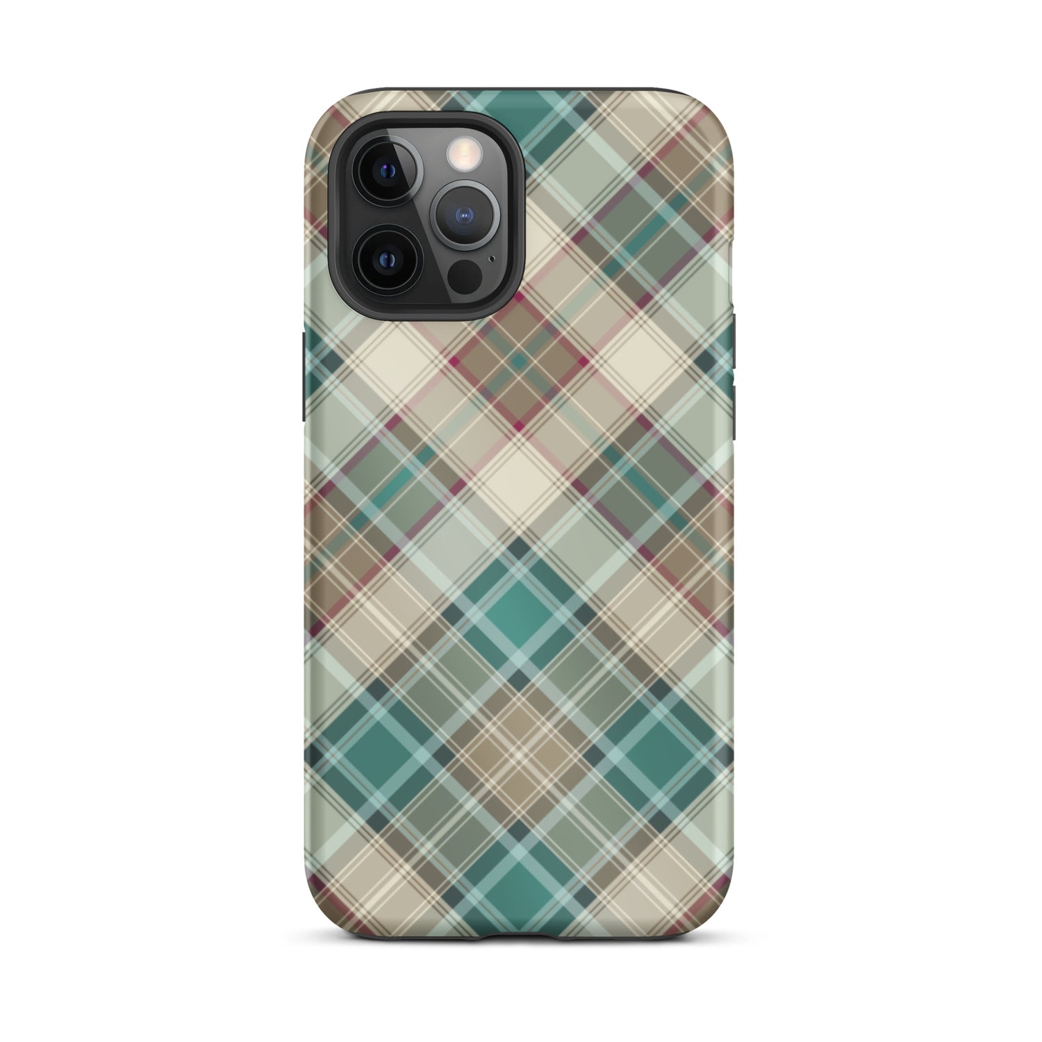 Scottish Plaid Print Tough iPhone 12 Pro Max case