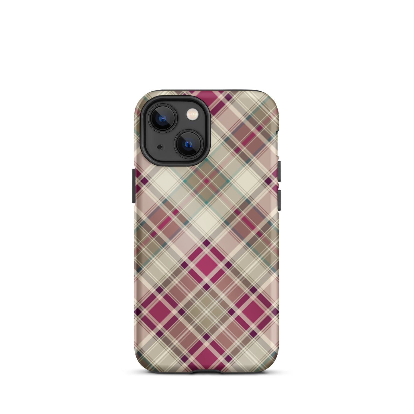 Scottish Plaid Print Tough iPhone 13 mini case