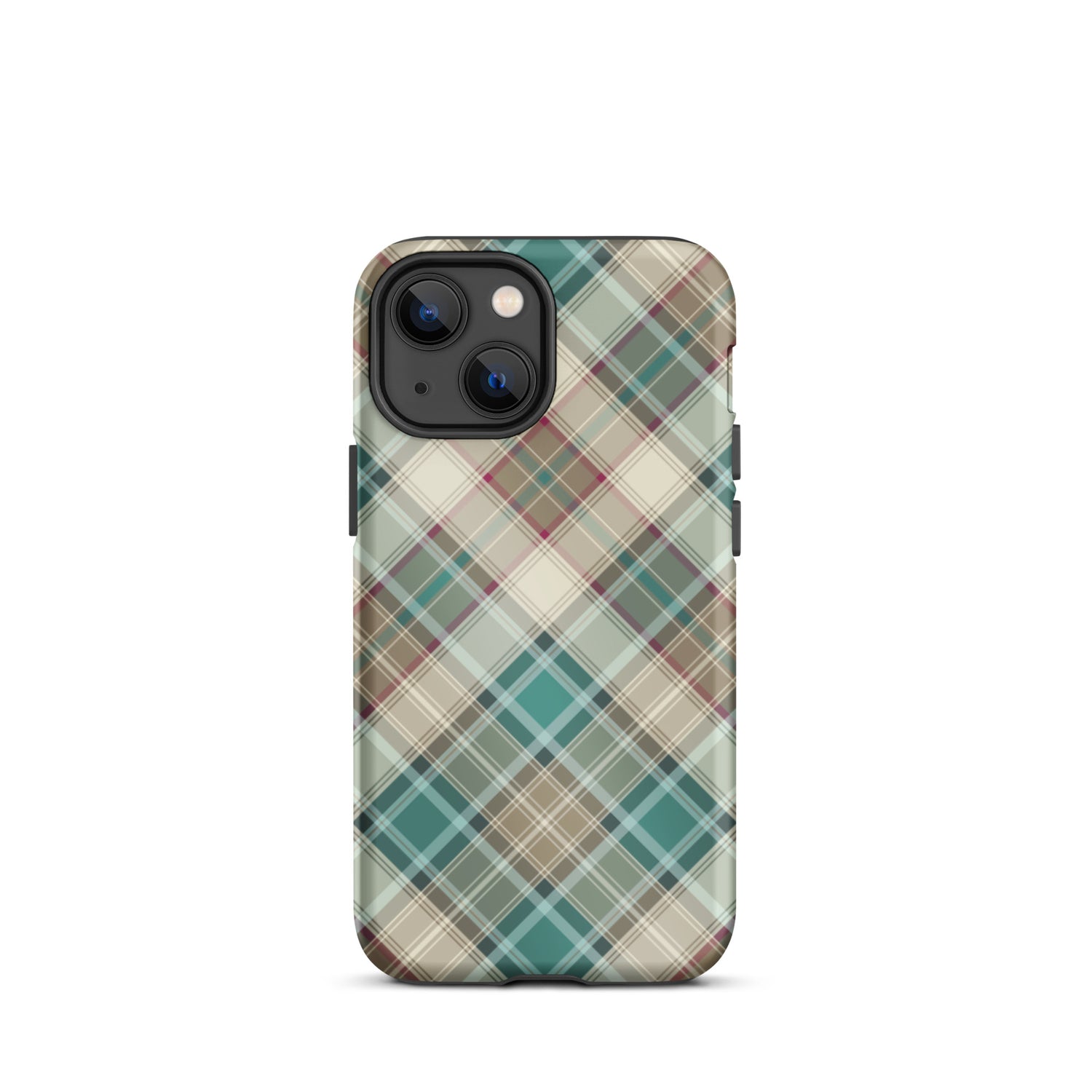 Scottish Plaid Print Tough iPhone 13 mini case
