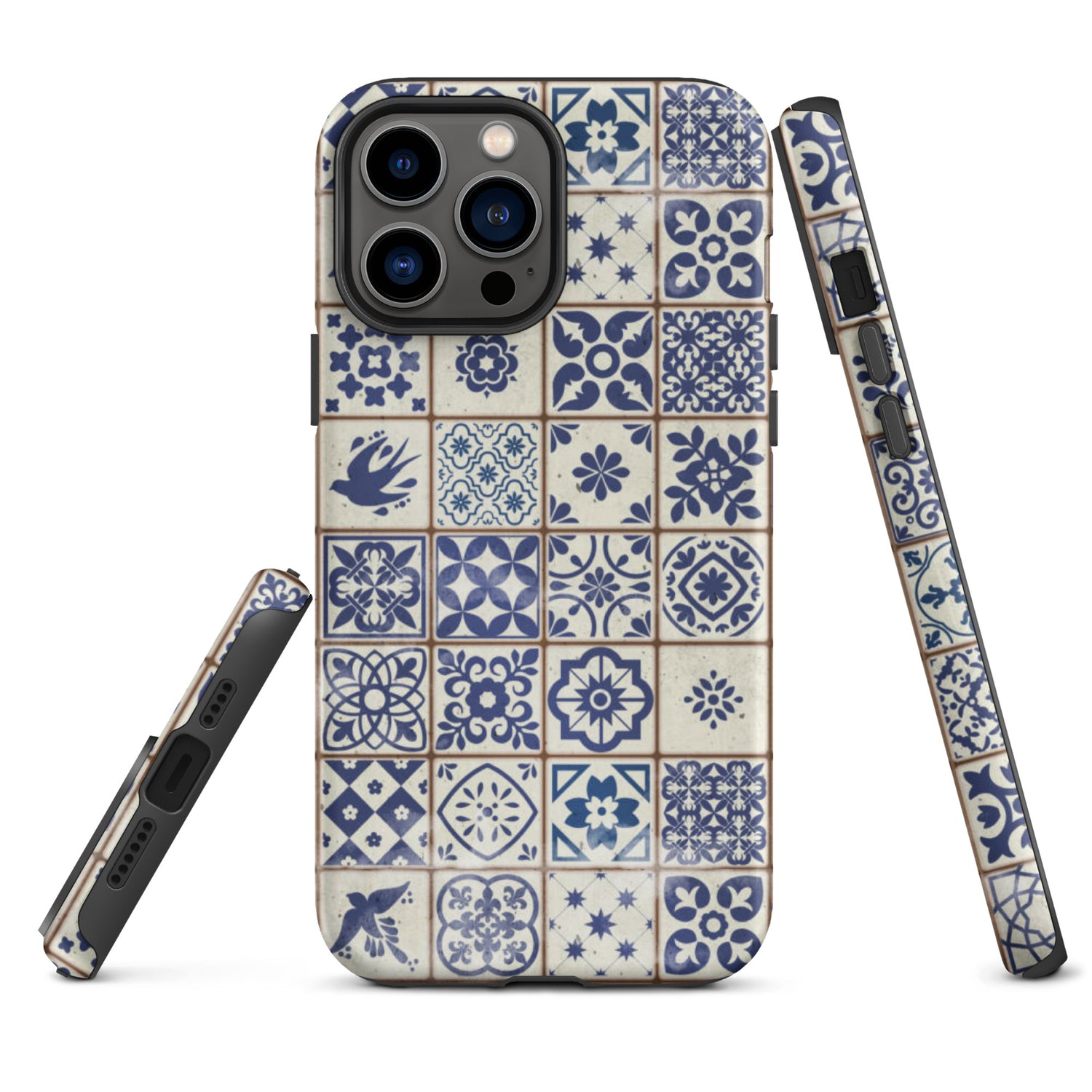 Portuguese Tile Tough iPhone 13 Pro Max  case