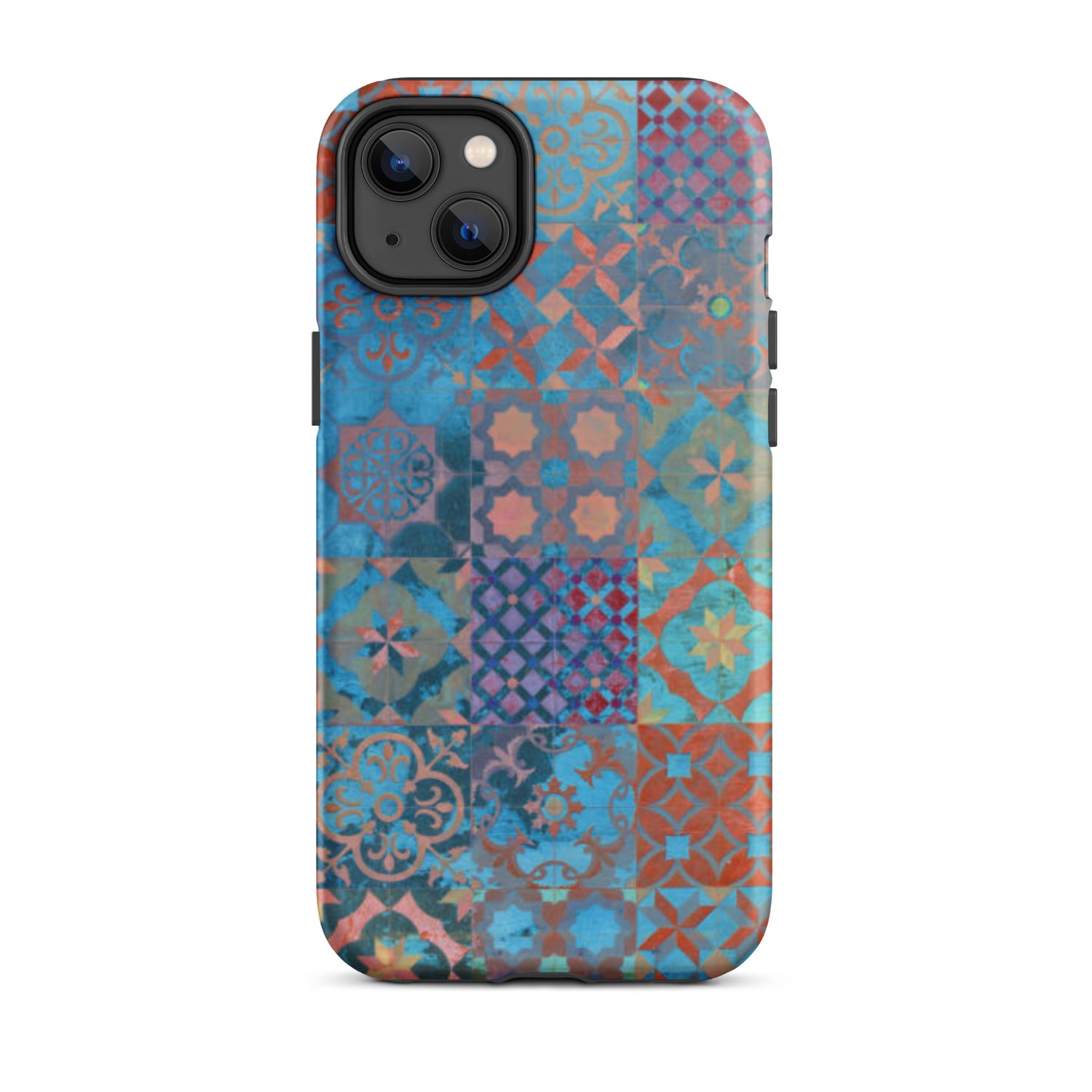 Moroccan Tile Tough iPhone 14 Plus case