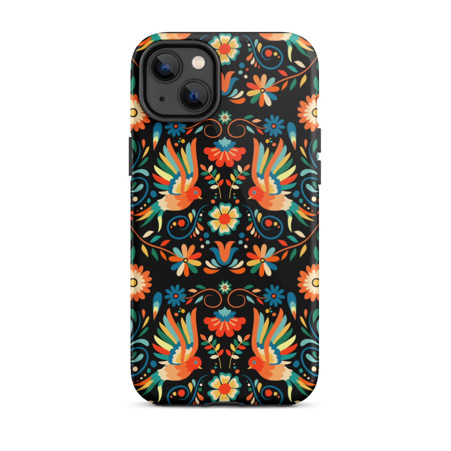 Mexican Otomi Print Tough iPhone 14 Plus case