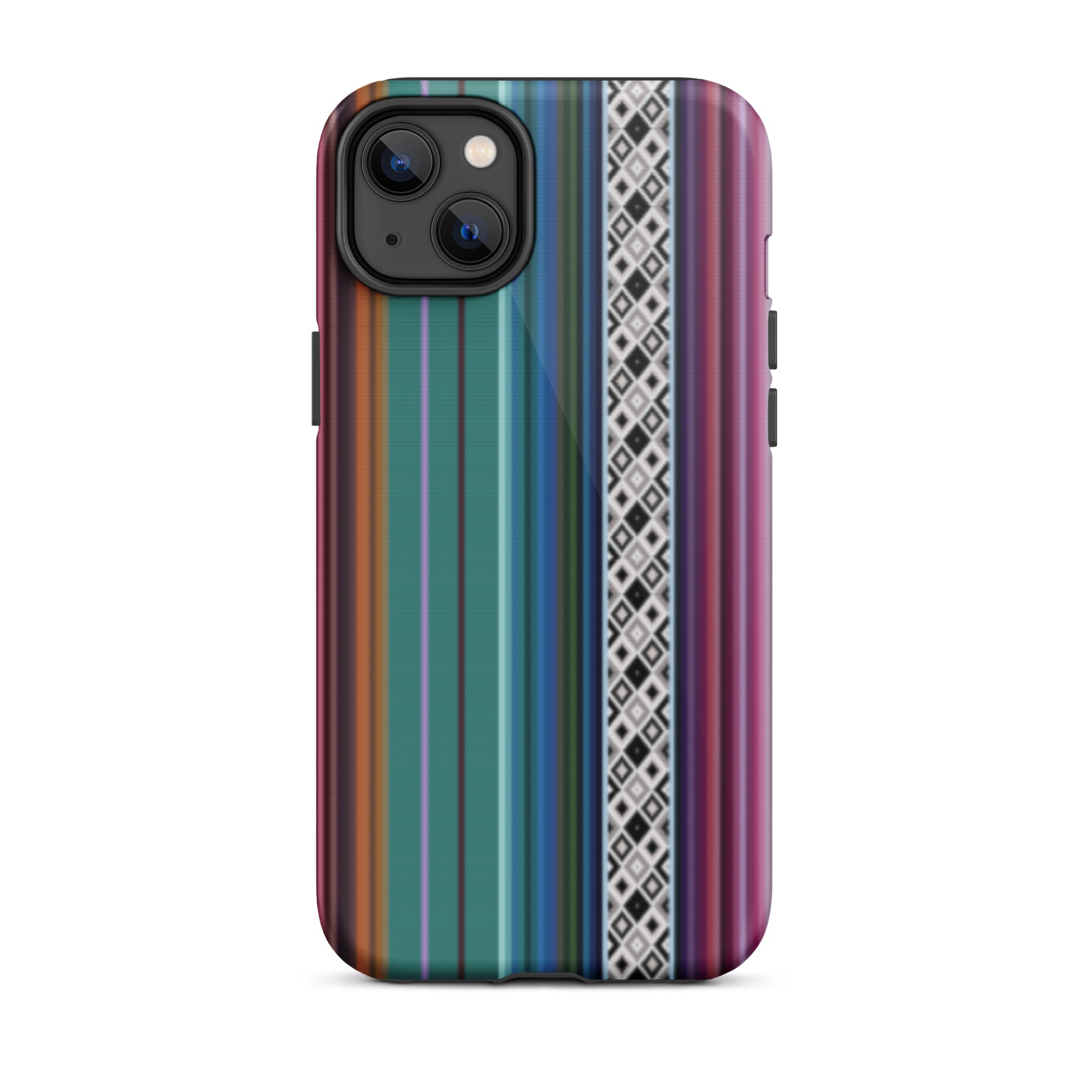 Mexican Aztec Tough iPhone 14 Plus case